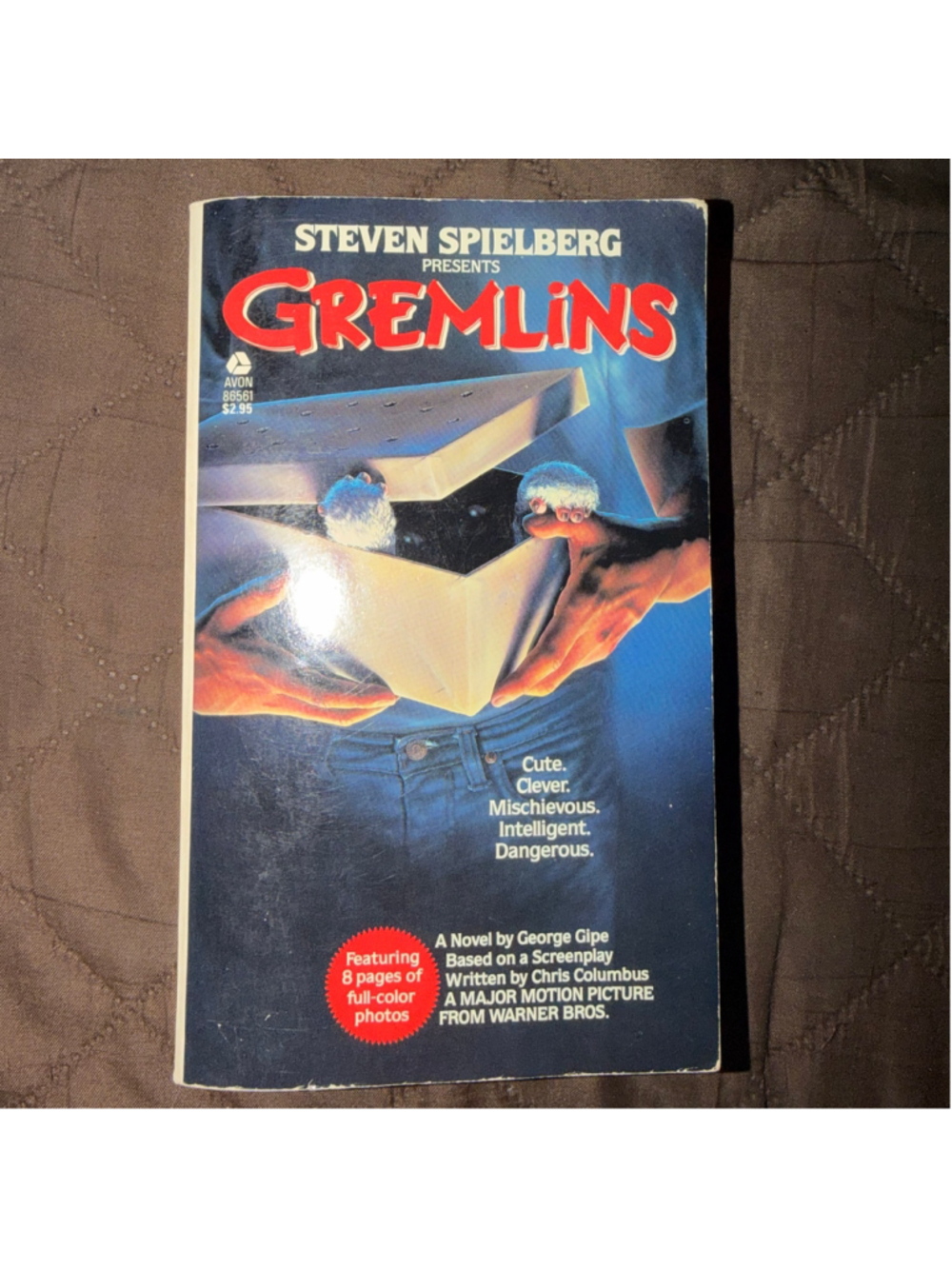 Vintage 1984 Steven Spielberg's Gremlins George Gipe Paperback Avon 1st Print